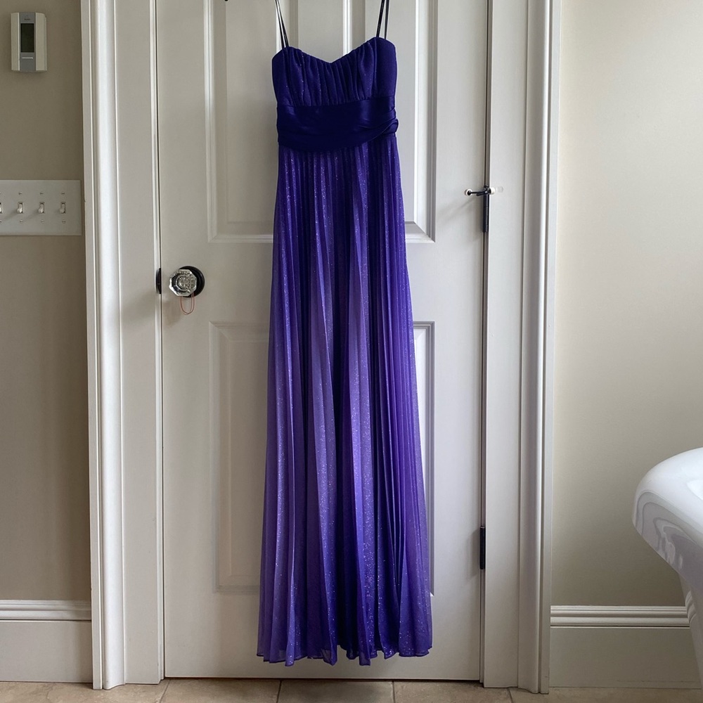 Purple Sparkle Prom Dress